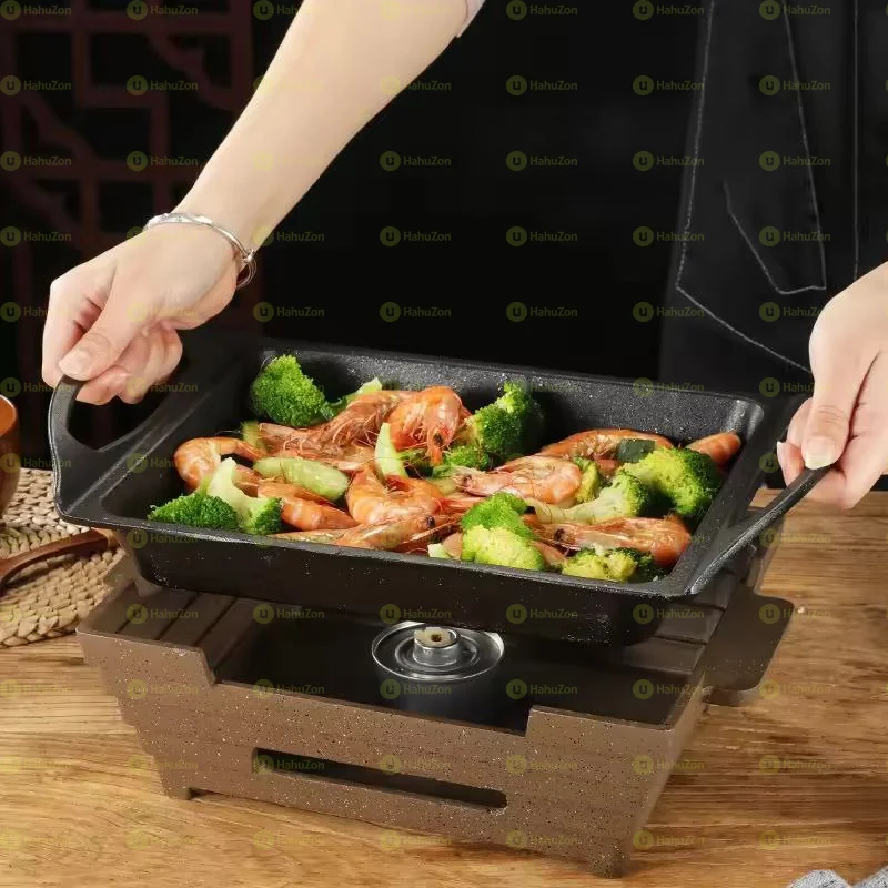 የሸክላ ጥብስ ማቅረቢያ