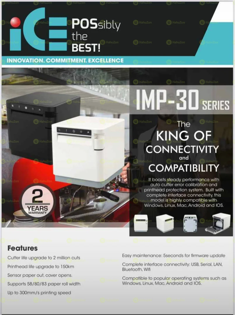 Ice Blutooth Thermal Printer IMP30