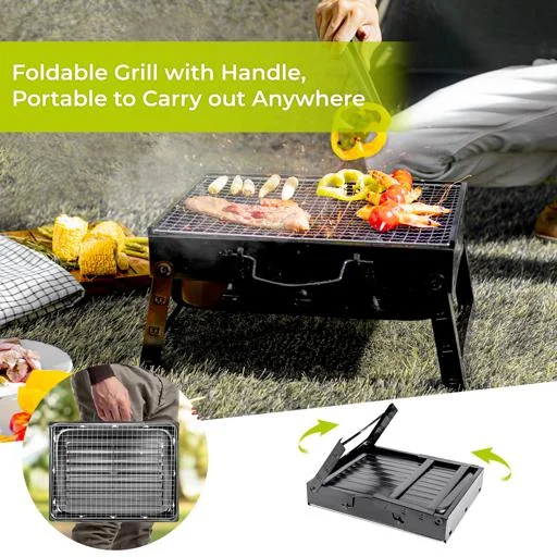 This Portable Charcoal Barbecue Grill