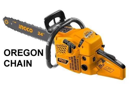 INGCO GASOLINE CHAIN SAW 24" 605MM OUTPUT 2.4kW
