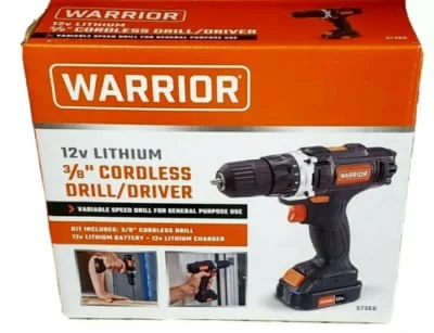 WARRIOR 12V 3/8  Cordless Drill