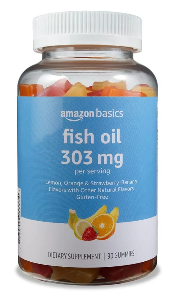 Amazon Basics  Fish Oil 303mg 90 Gummies