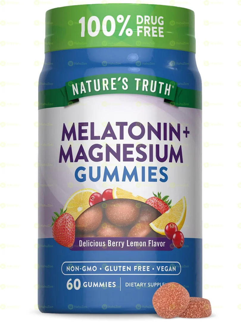Nature's truth Melatonin + Magnesium 60 Gummies