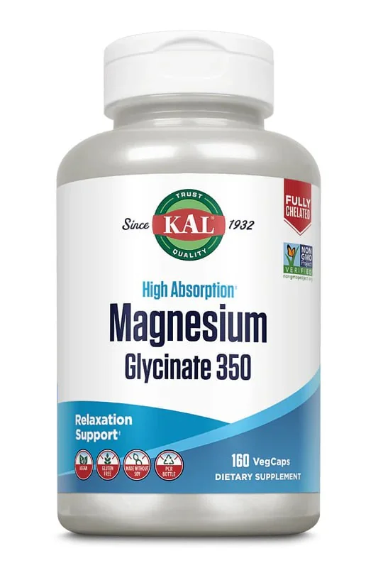 Kal Magnesium Glycinate 350 240 Capsules