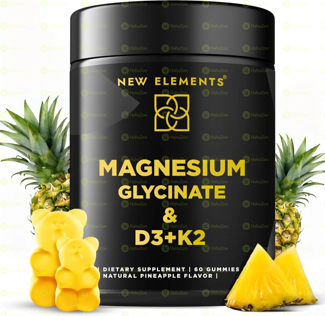 New elements Magnesium Glycinate + D3 + K2E 60 Gummies