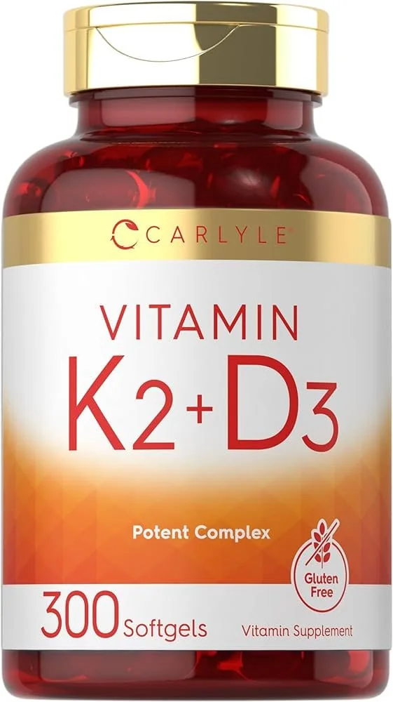 Carlyle Vitamin k2 10000iu &d3 200mcg 300 Softgel