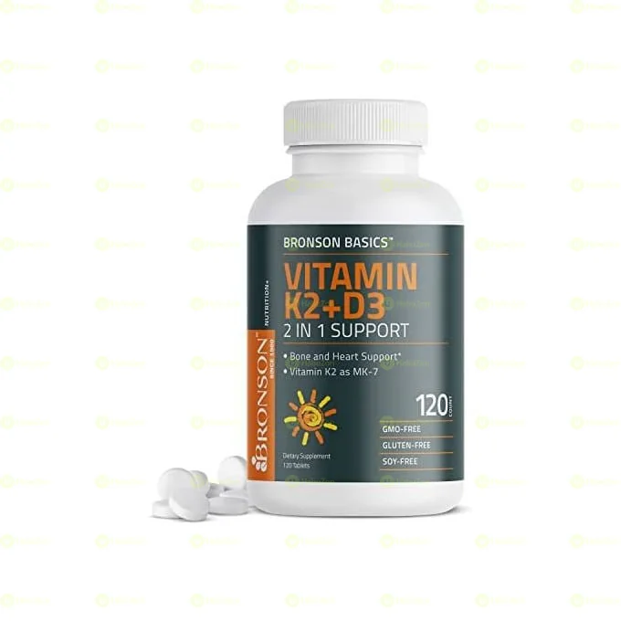 Bronson VIitamin K2 90mcg + D3 5000IU