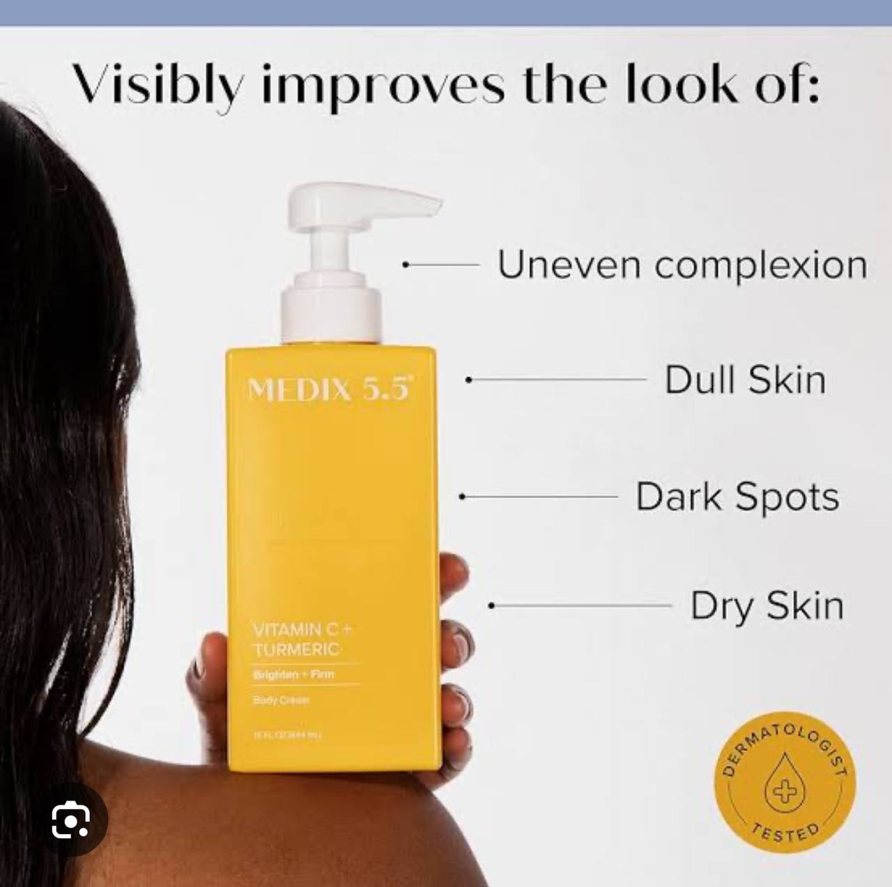 Medix 5.5 Vitamin c+ Tumeric Body Cream