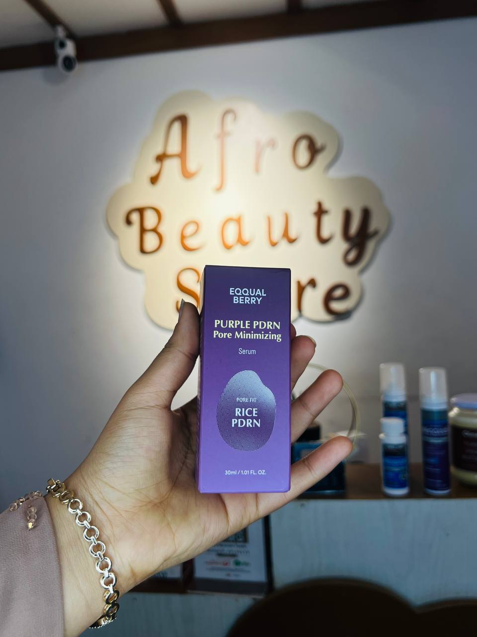 Eqqual Berry Purple Pdrn Pore Minimzing Serum