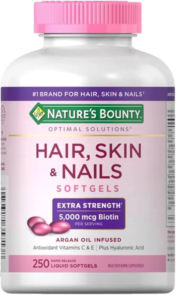 Nature's bounty  Hair Skin 5000mcg 250 Softgels