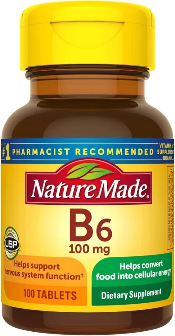 Nature made  Vitamin B6 100mg 100 Tablets