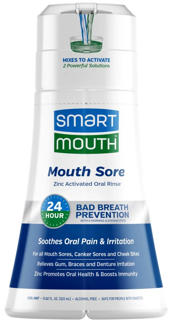 Smart Mouthsore Activated Oral Rinse 320ml