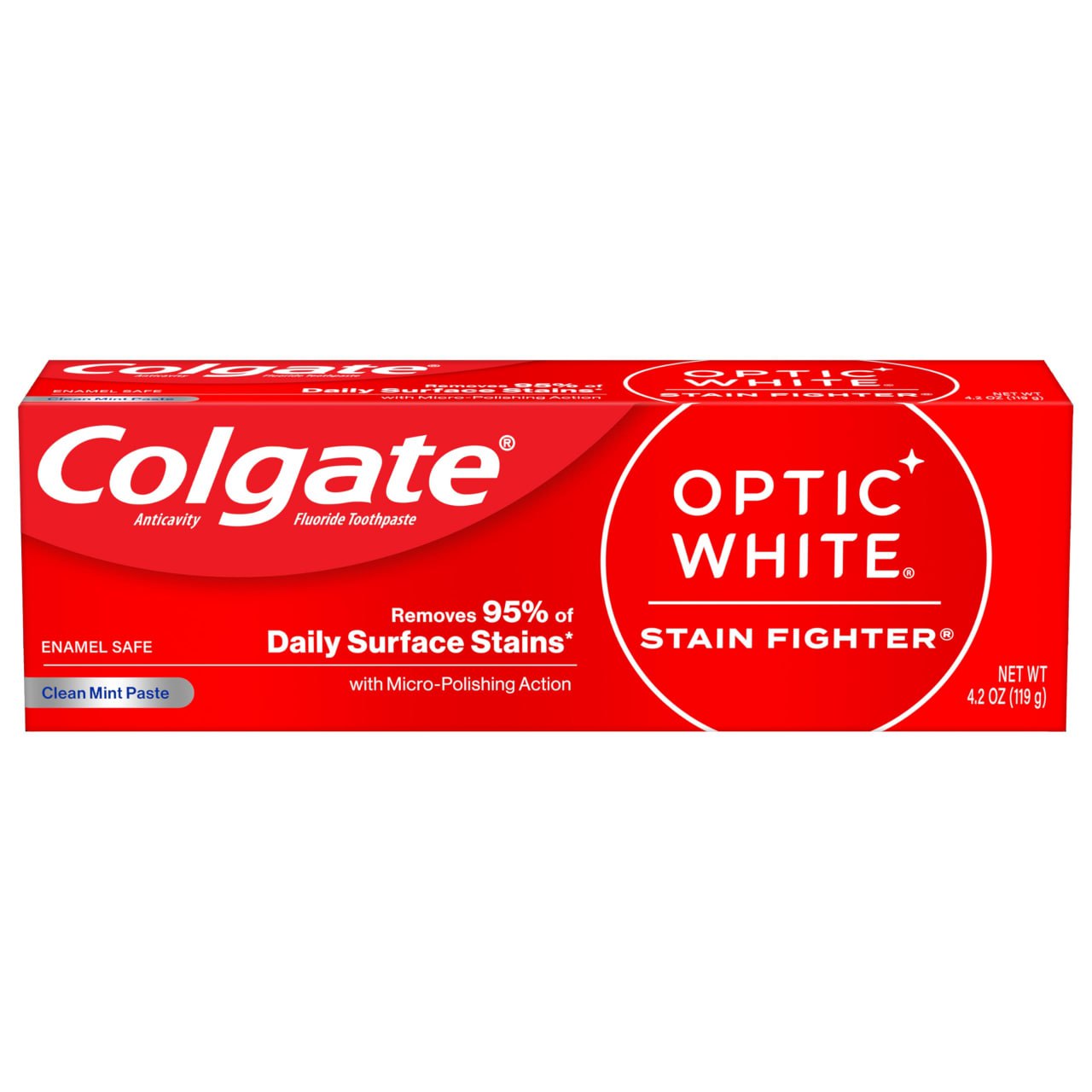 Colgate Optic White Stain Fighter Toothpaste 85g=   Birr