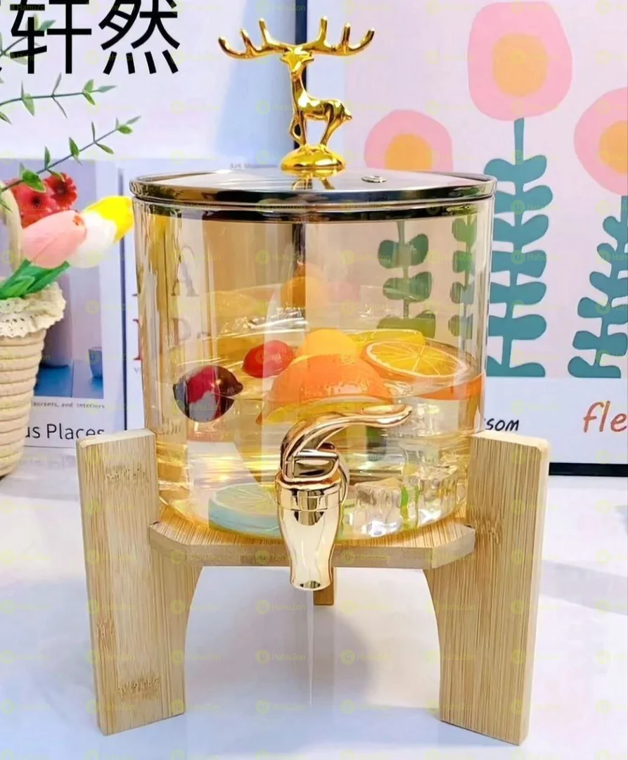 ባለ 5.5 ሊትር ለተለያዩ መጠጦች ማቅረቢያነት የሚውል የጠርሙስ ጃር