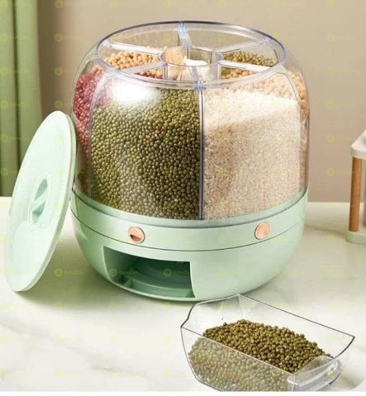 በአንድ ግዜ እስከ 6 አዝእርት የሚይዝልን ባለ ተሽከርካሪ የጥራጥሬ ማስቀመጫ