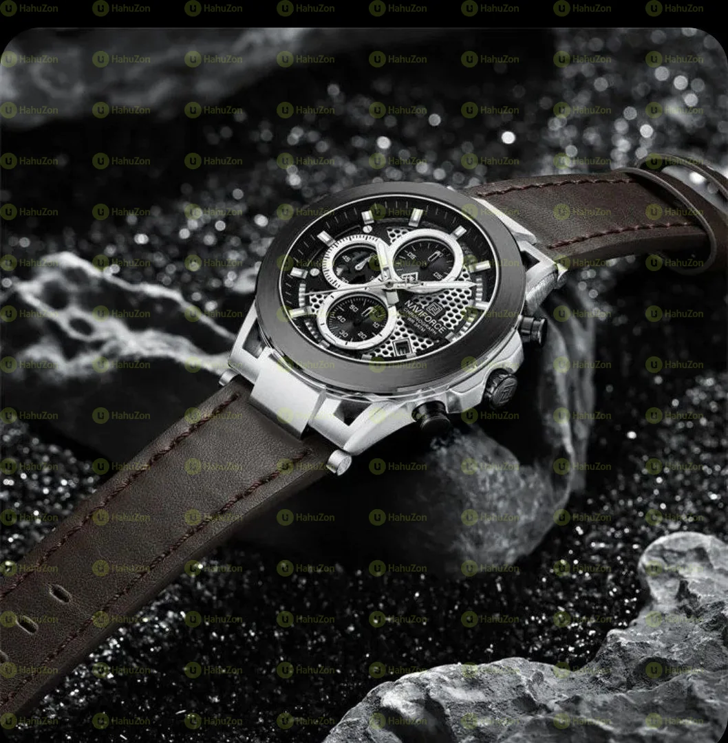 NaviForce Leather Men's Watch