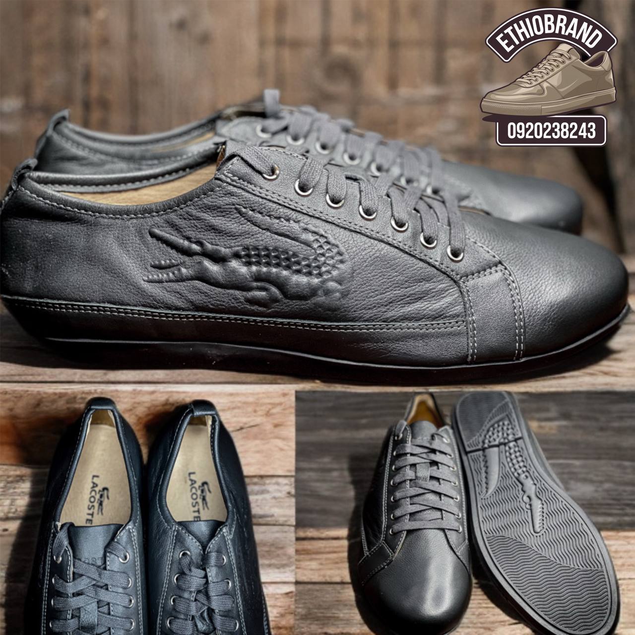 Lacoste Leather Men's Shoes