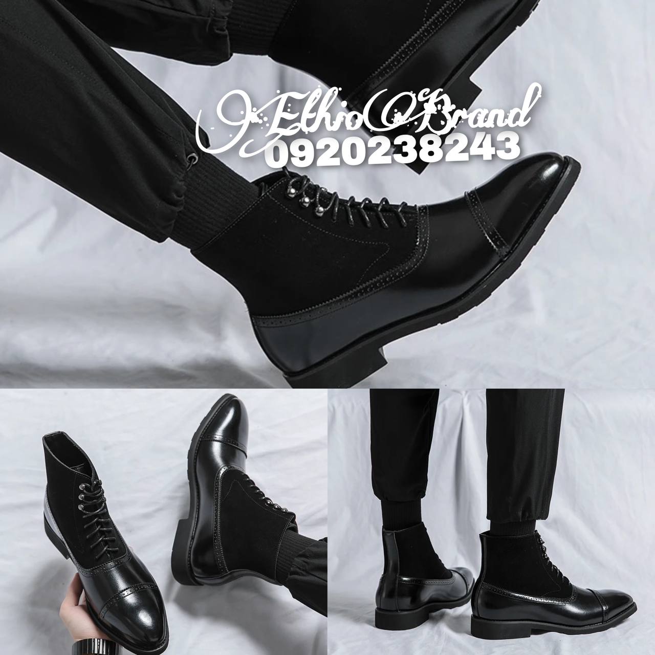 Zwende Half Suede Seather