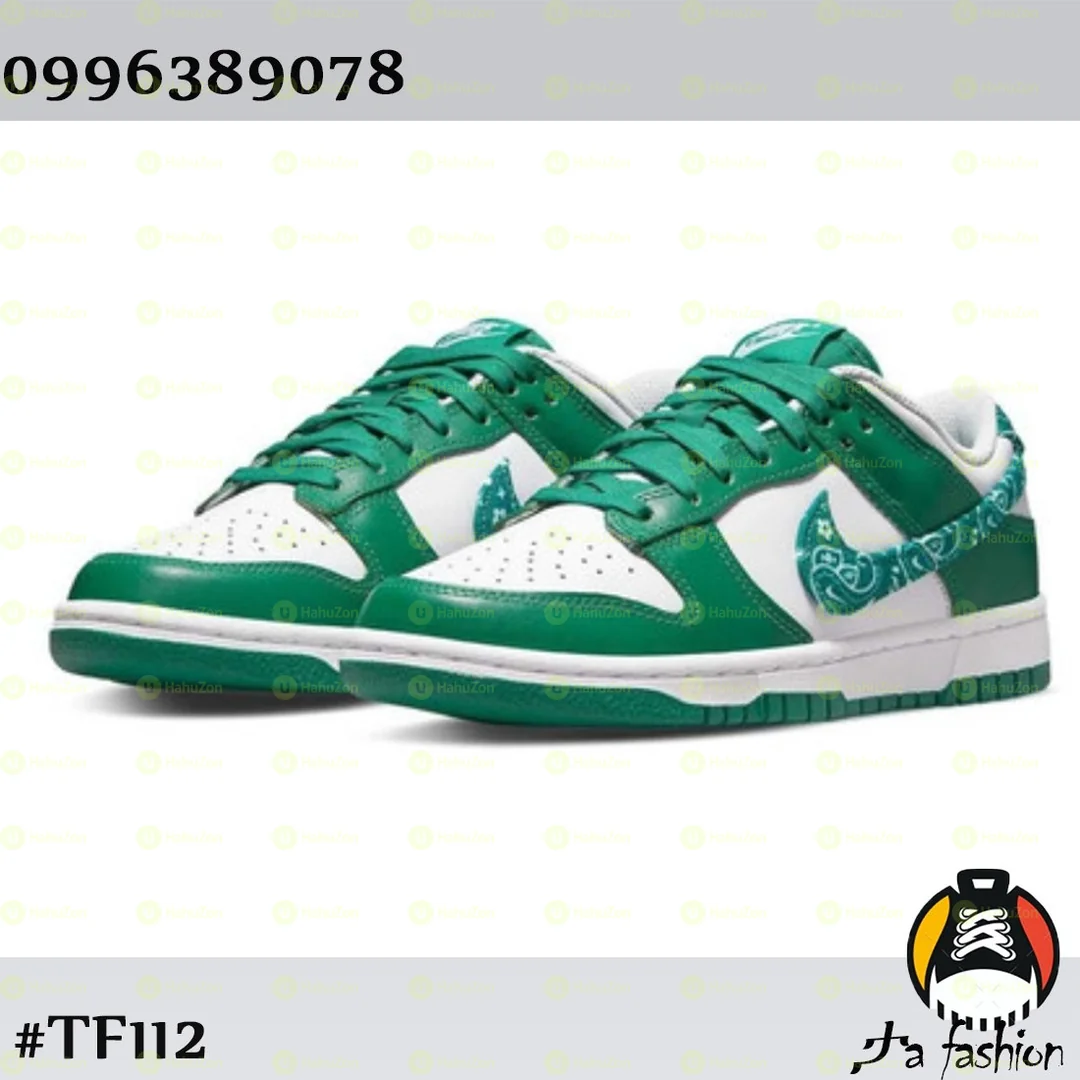 Nike Dunk Low Green Paisely Men's Shoes