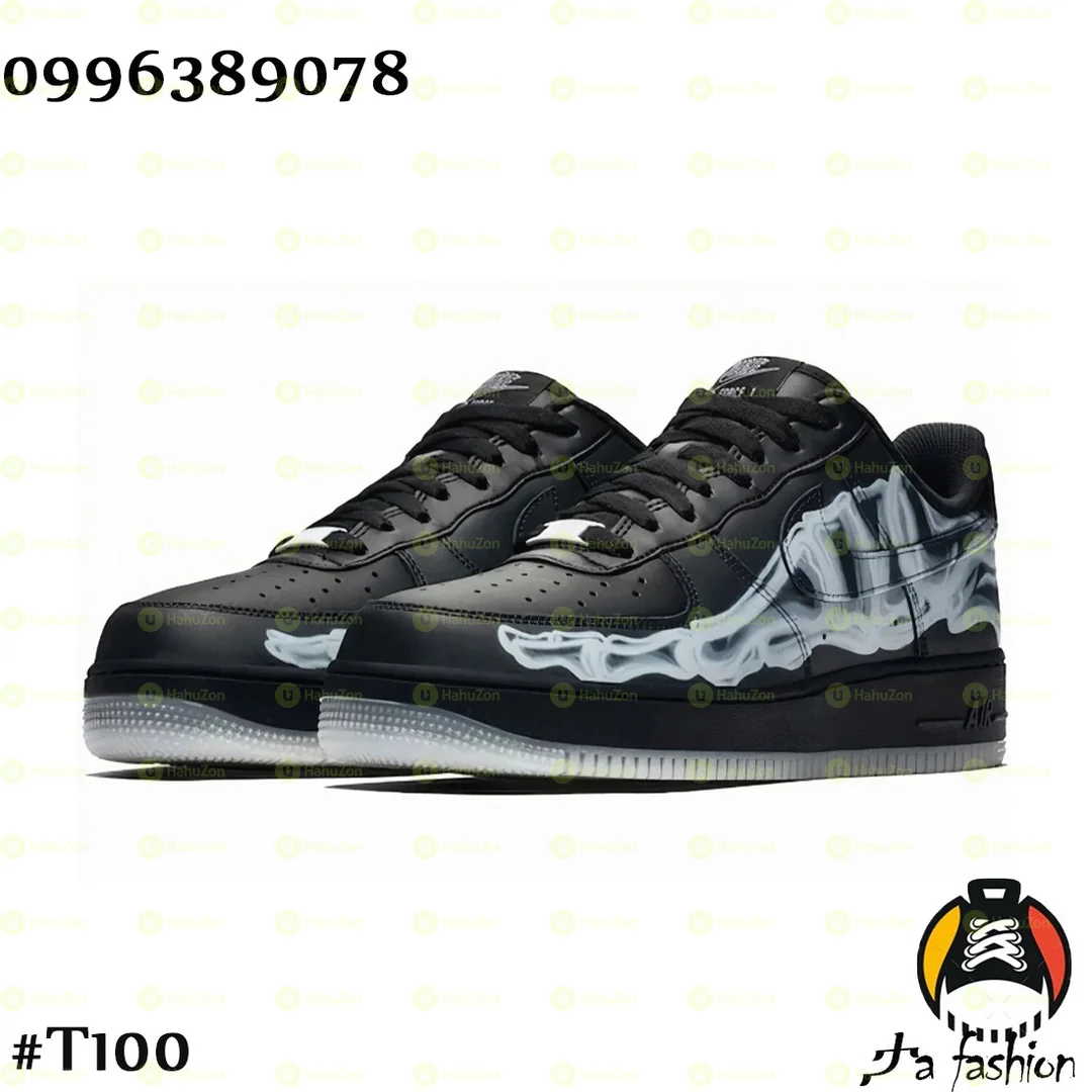 Air Force 1 Low Skeleton Halloween Men's Shoes
