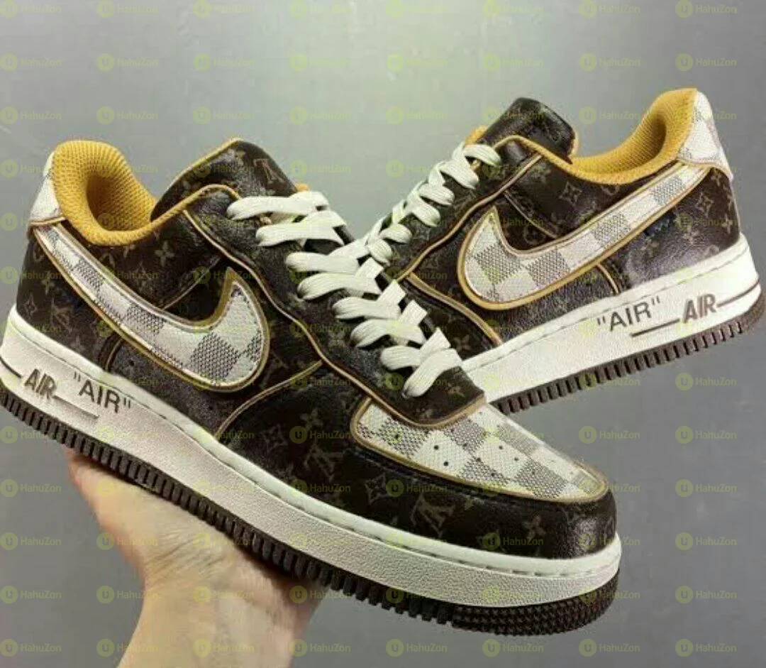 LV Nike Air Force 1 Men's Shoes