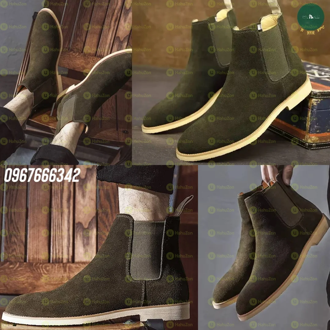 Manladuo Pure Suede Chelsea Men's Boot