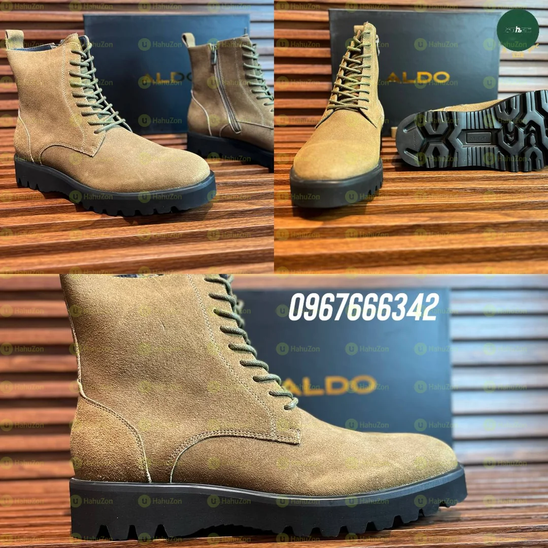 Aldo Pure Suede Lace Up Men's Boot