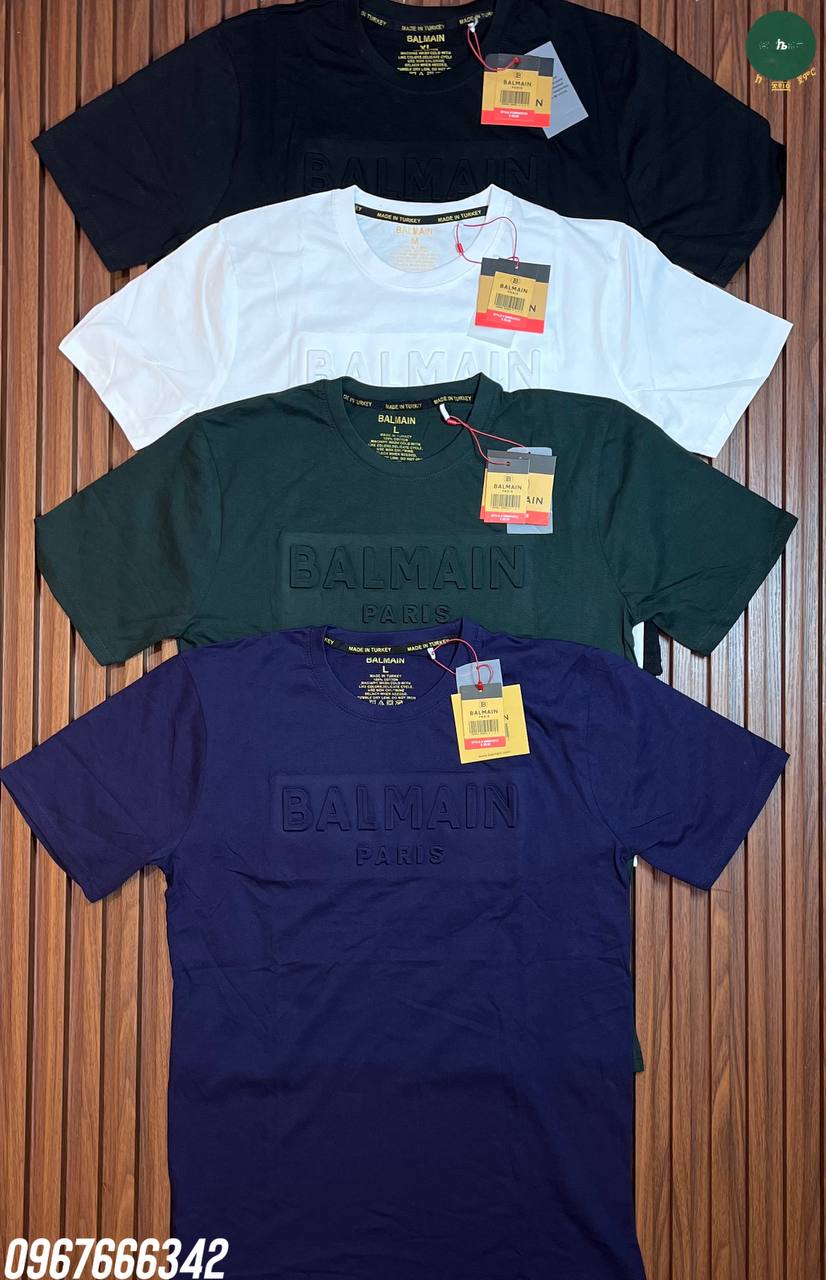 Balmain Paris Premium Cotton T-shirt