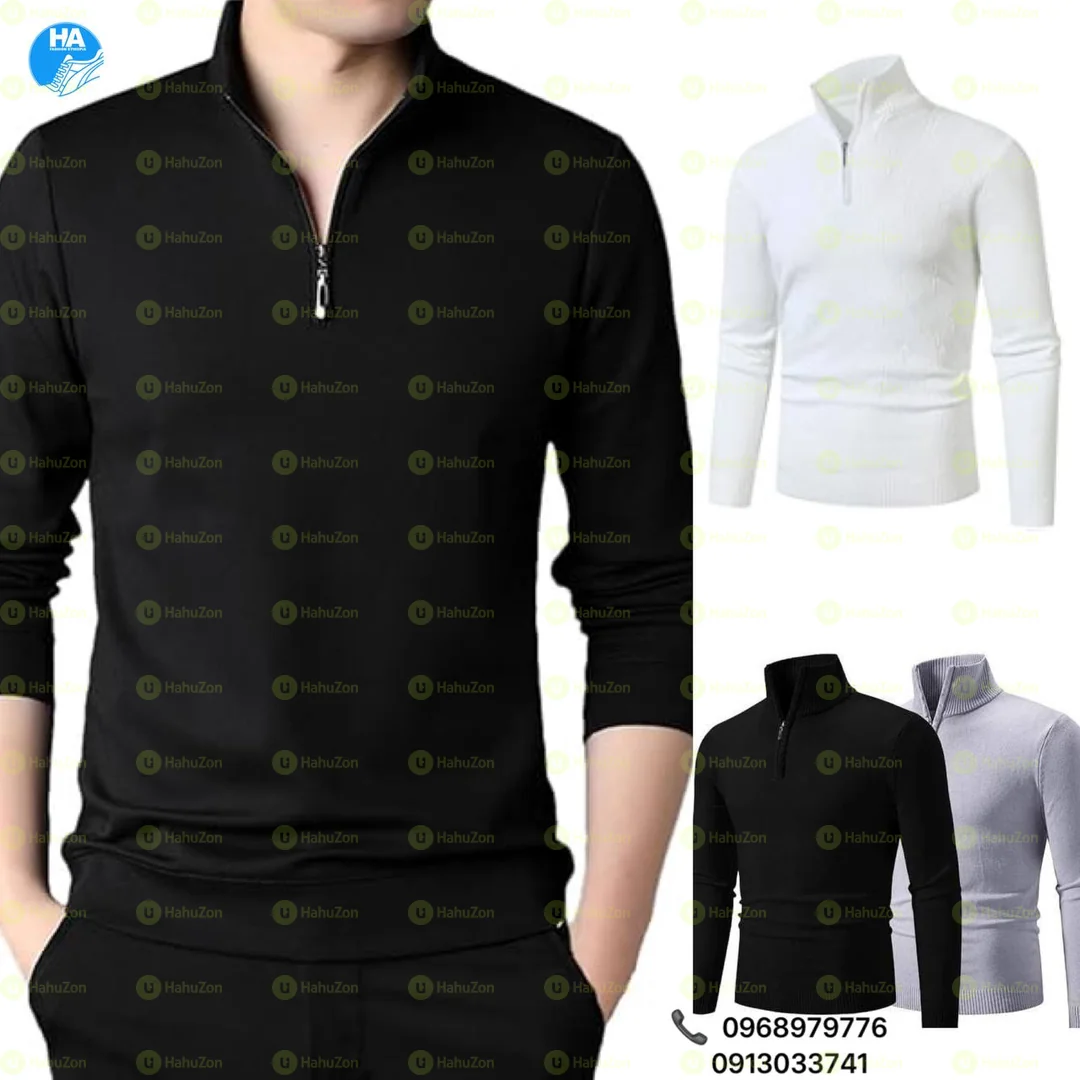 Zipper Men's Sweater