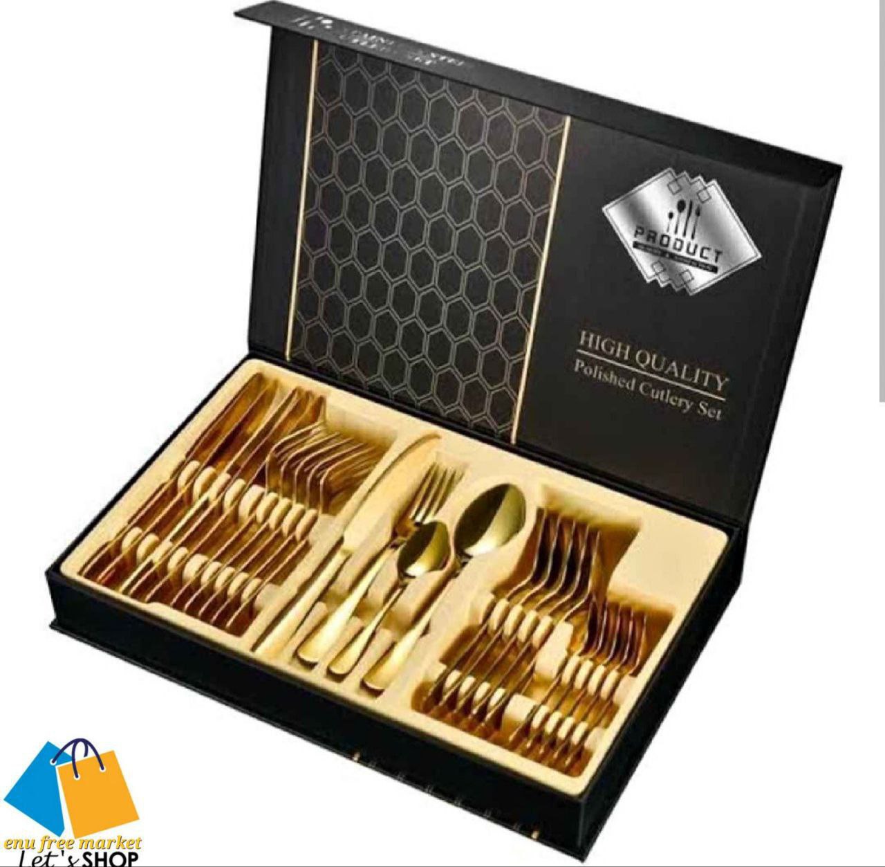 24 Pcs Cutlery Set With Case