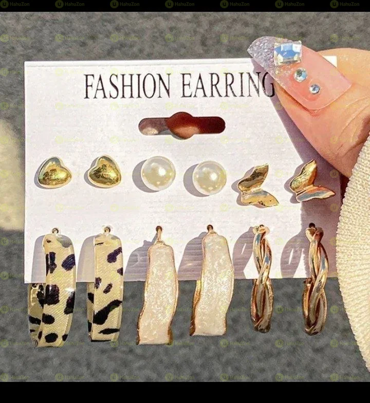 6pc Earrings Set