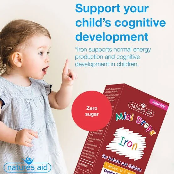 Natures Aid Mini Drops Iron