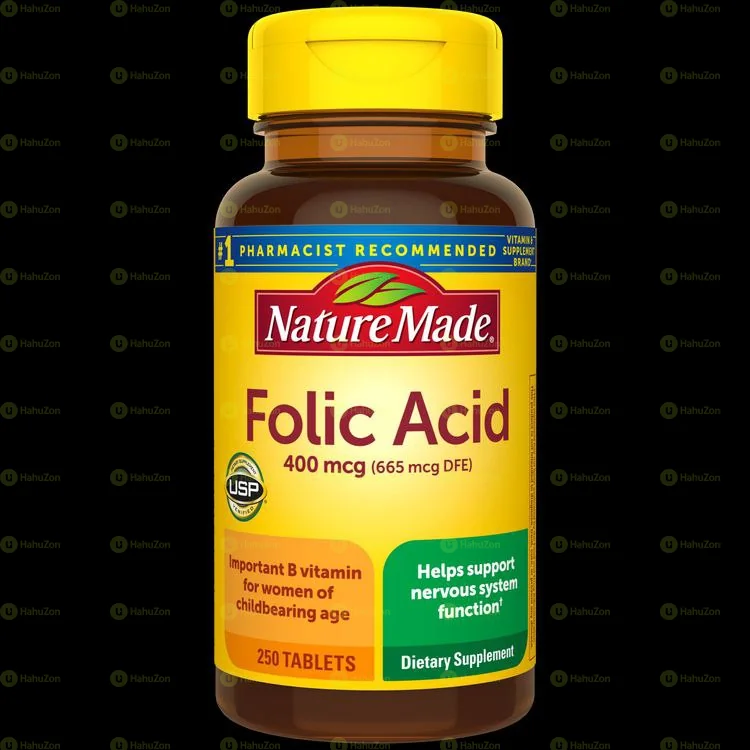Nature Made Folic acid 400mcg 250 Tablets