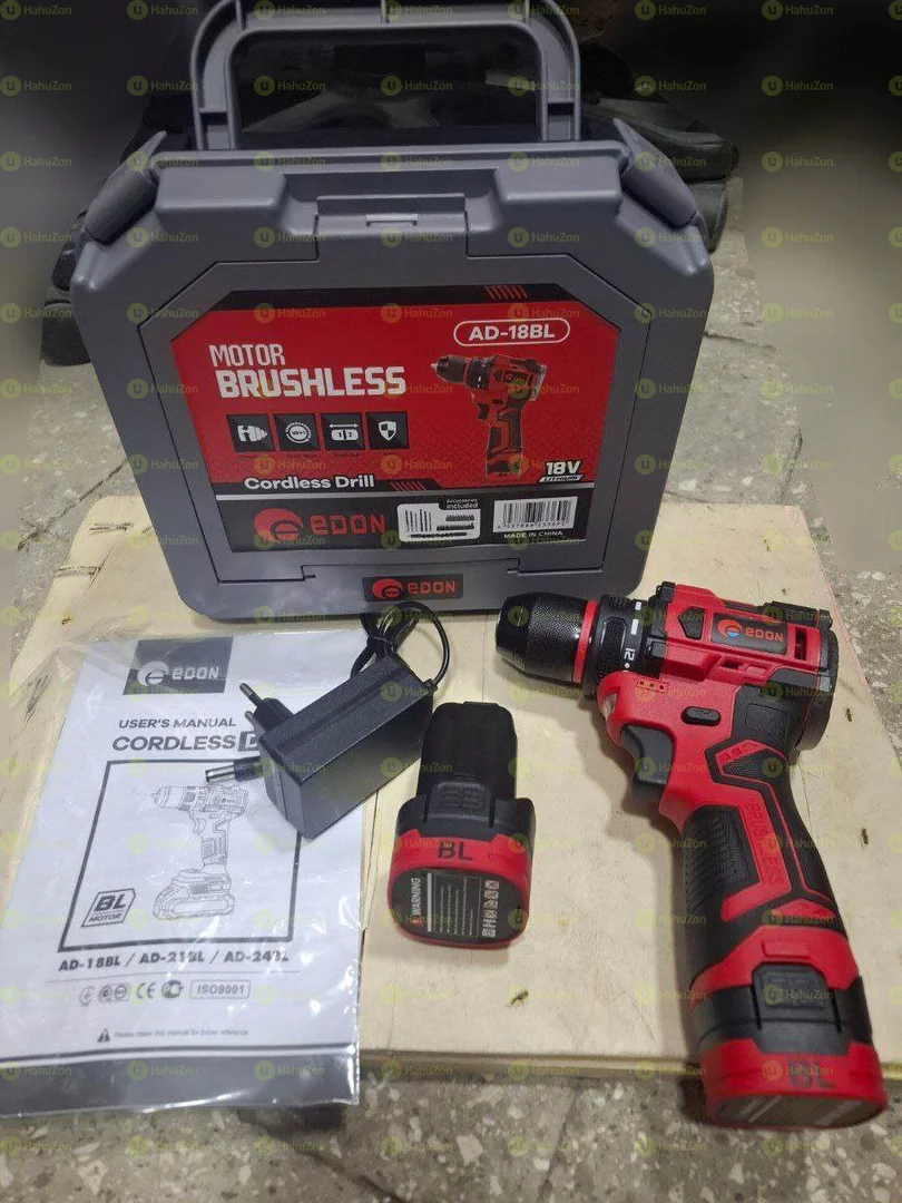 EDON MOTOR BRUSHLESS CORDLESS DRILL 18V