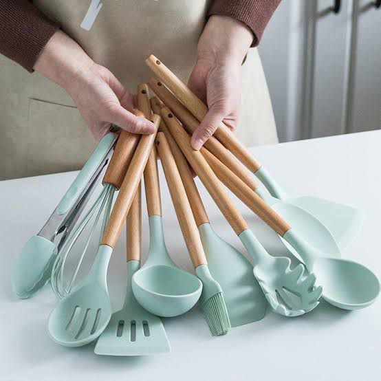Silcone Kitchen Utensils Set