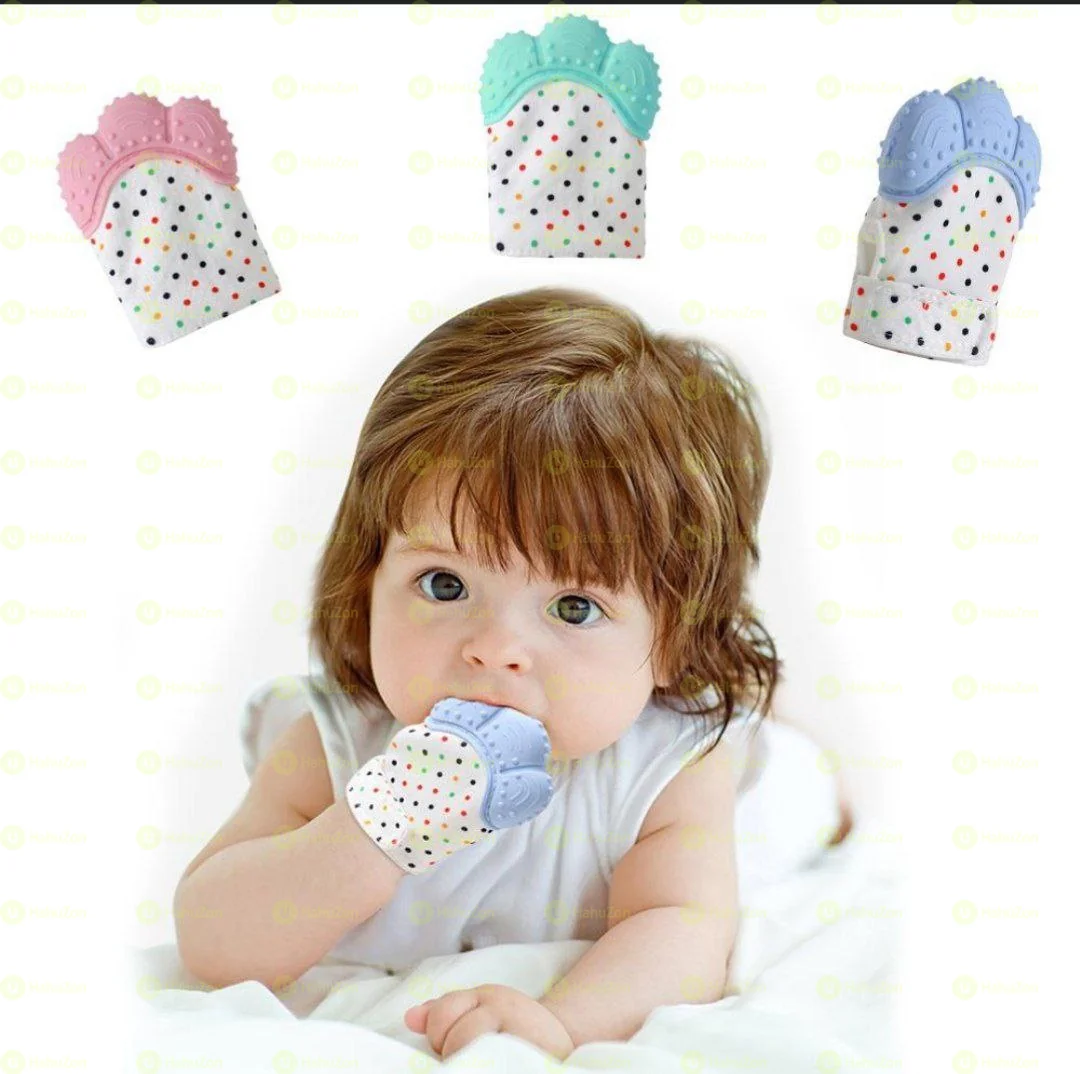 Baby Teether Silicone Gloves