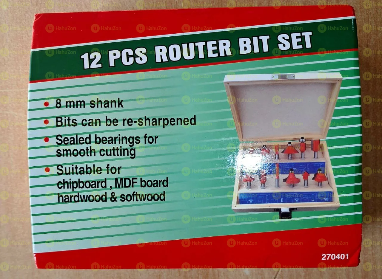 12pcs Router Bit Set