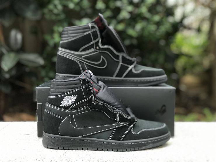 Jordan 1 Travis Black Phantom Men's Shoes