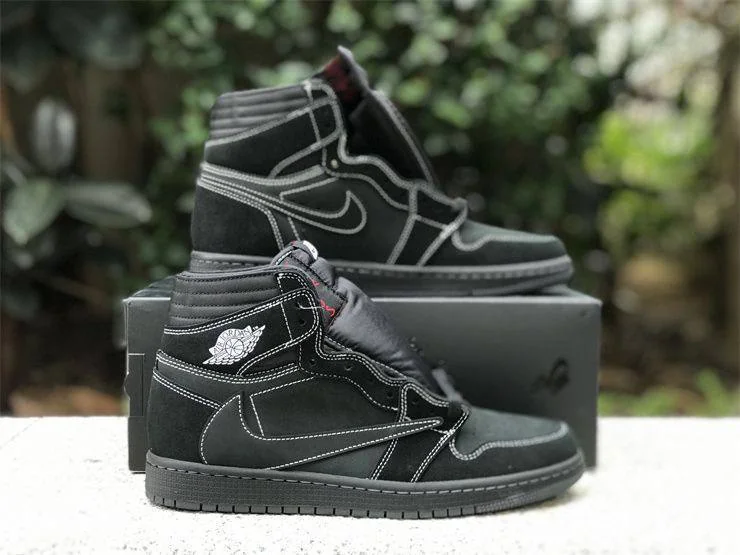 Jordan 1 Travis Black Phantom Men's Shoes