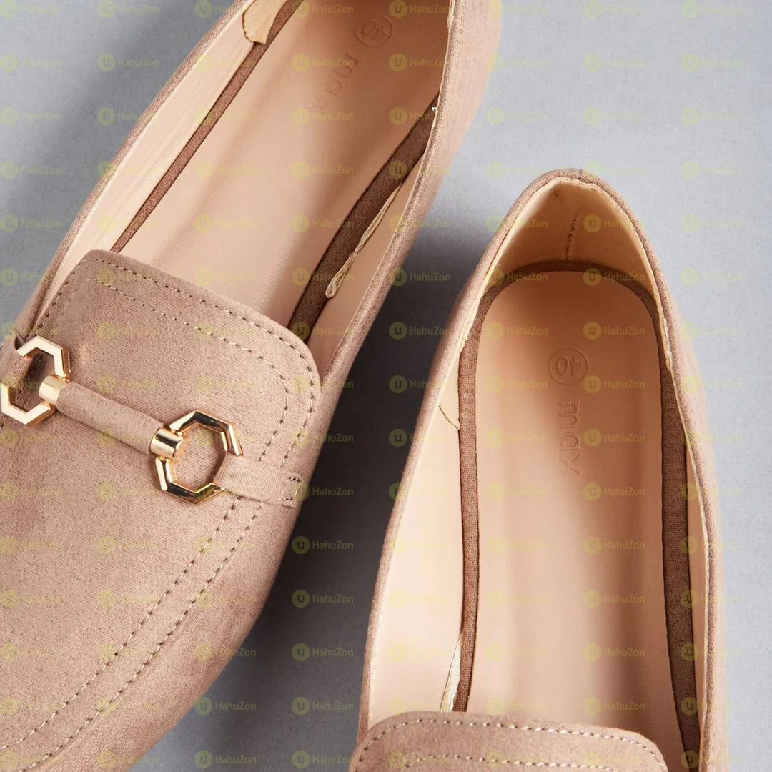 Max Metal Accent Ballerina Flat Shoes