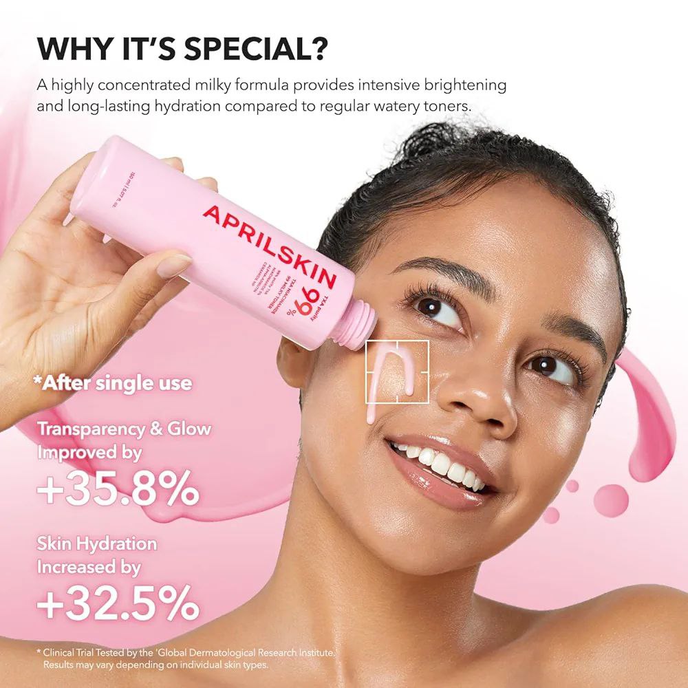 Aprilskin TXA + Niacinamide 99 Pink Milky Toner