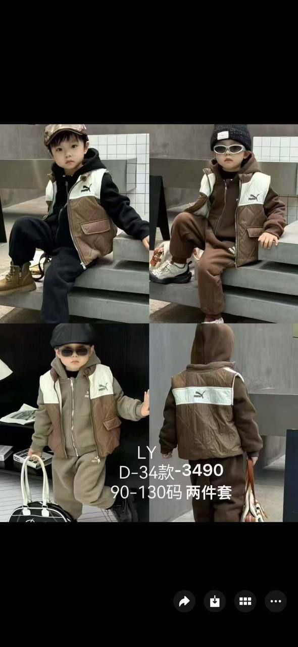 3pcs Puma Baby Kids Outfit