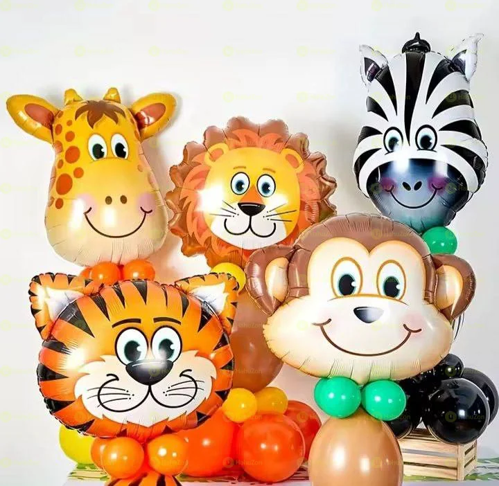 Jungle Safari Animals Party Balloons