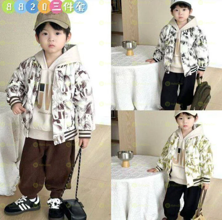 Cardigan Pant, Jacket And T-Shirt 3Pc Set