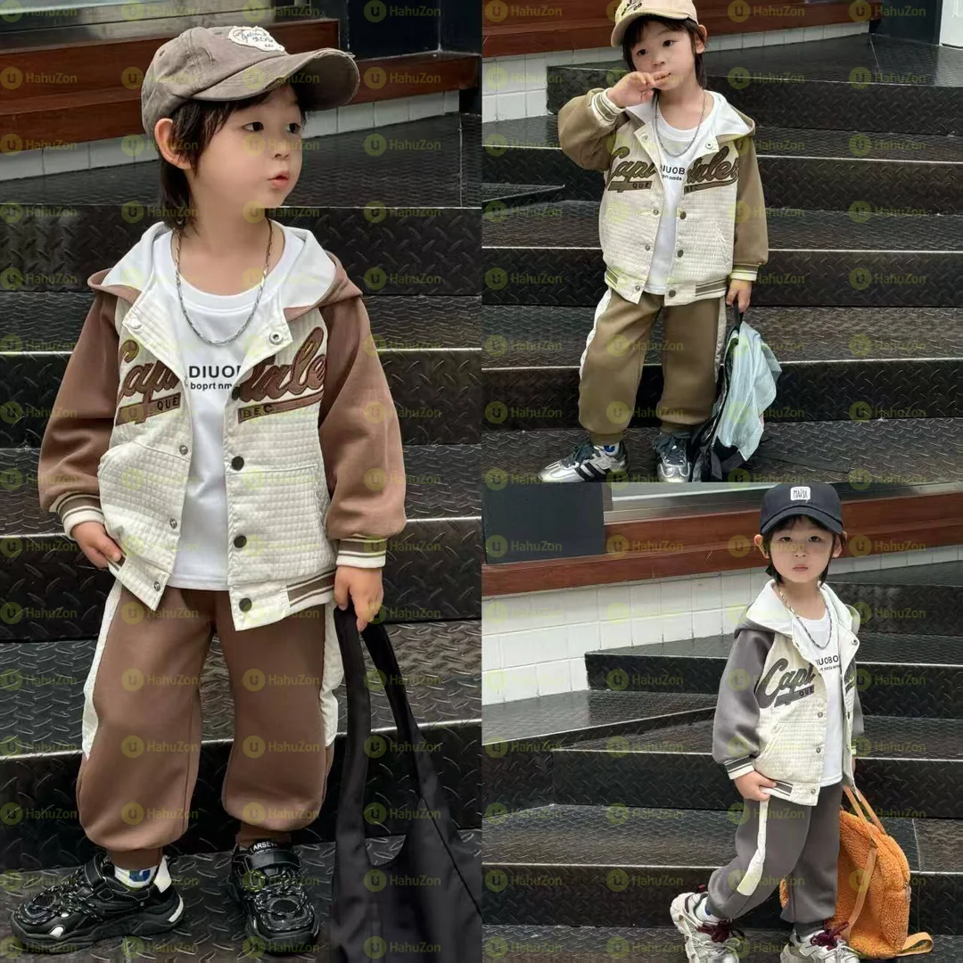 Baby Boys Acket, T-Shirt & Short 3Pc