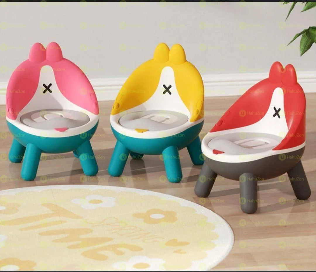 Childrens Bed Pan Portable Urinal Soft Back Pots Seat Chair