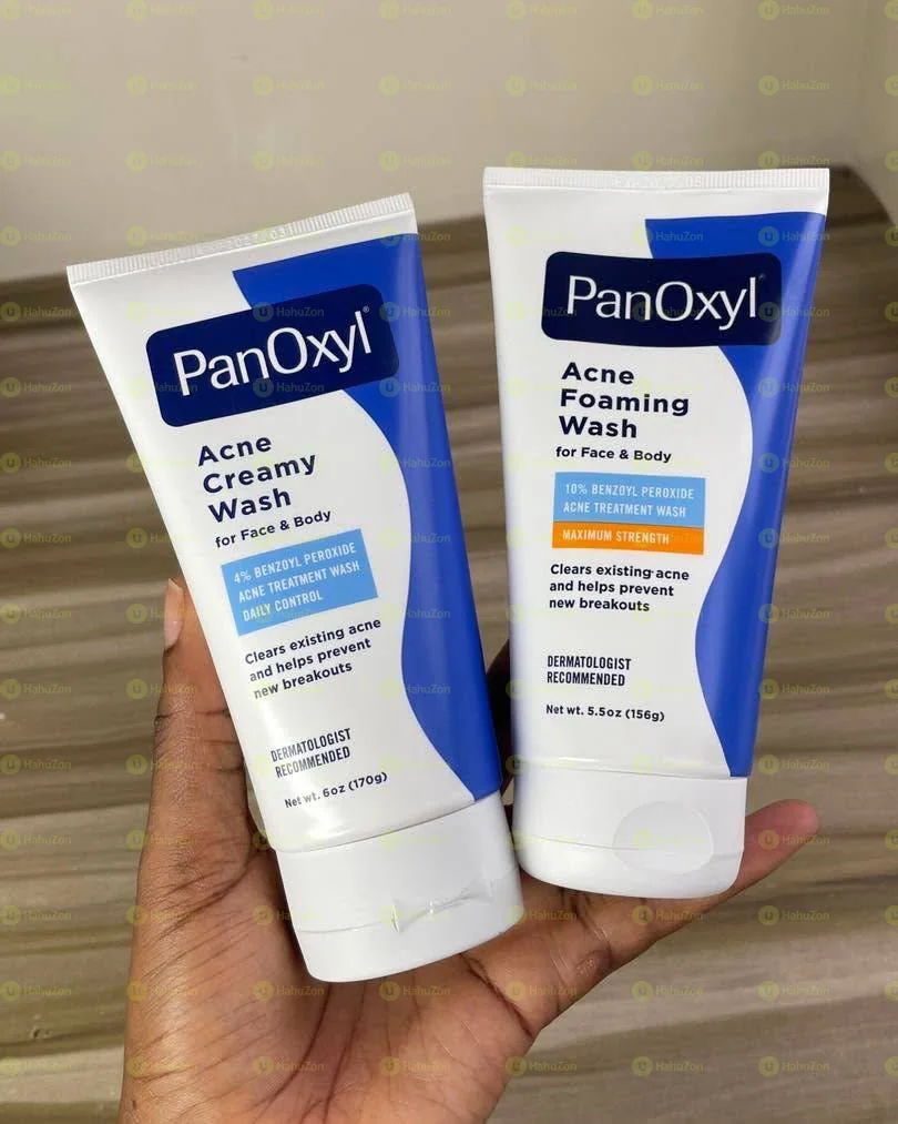 PanOxyl Acne Foaming 10% and Creamy 4% Wash Benzoyl Peroxide