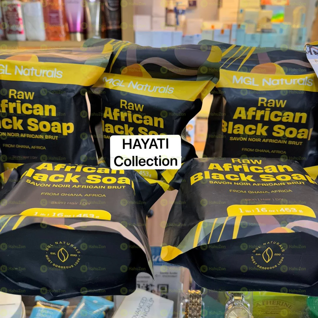 Raw African Black Soap