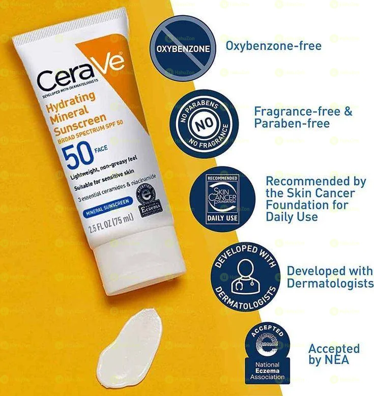 SPF 50 Hydrating Mineral Sunscreen