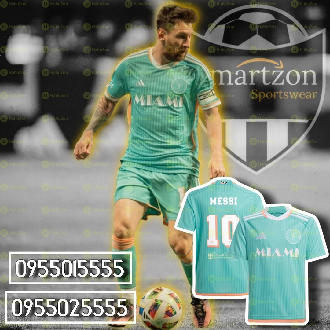Original Adidas Inter Miami 2024 Season 3rd Kit With Messi